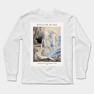 William Blake - Angel of the Divine Presence Bringing Eve to Adam Long Sleeve T-Shirt